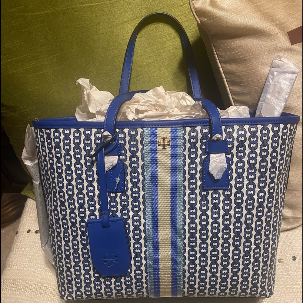 COPY - Brand new Tory Burch Tote bag Gemini link canvas